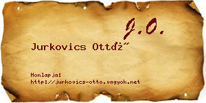 Jurkovics Ottó névjegykártya